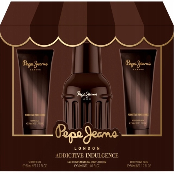 Pepe Jeans Adictive Indulgence for Him szett (Edp 30ml, Tusfürdő 50ml, After Shave 50ml)